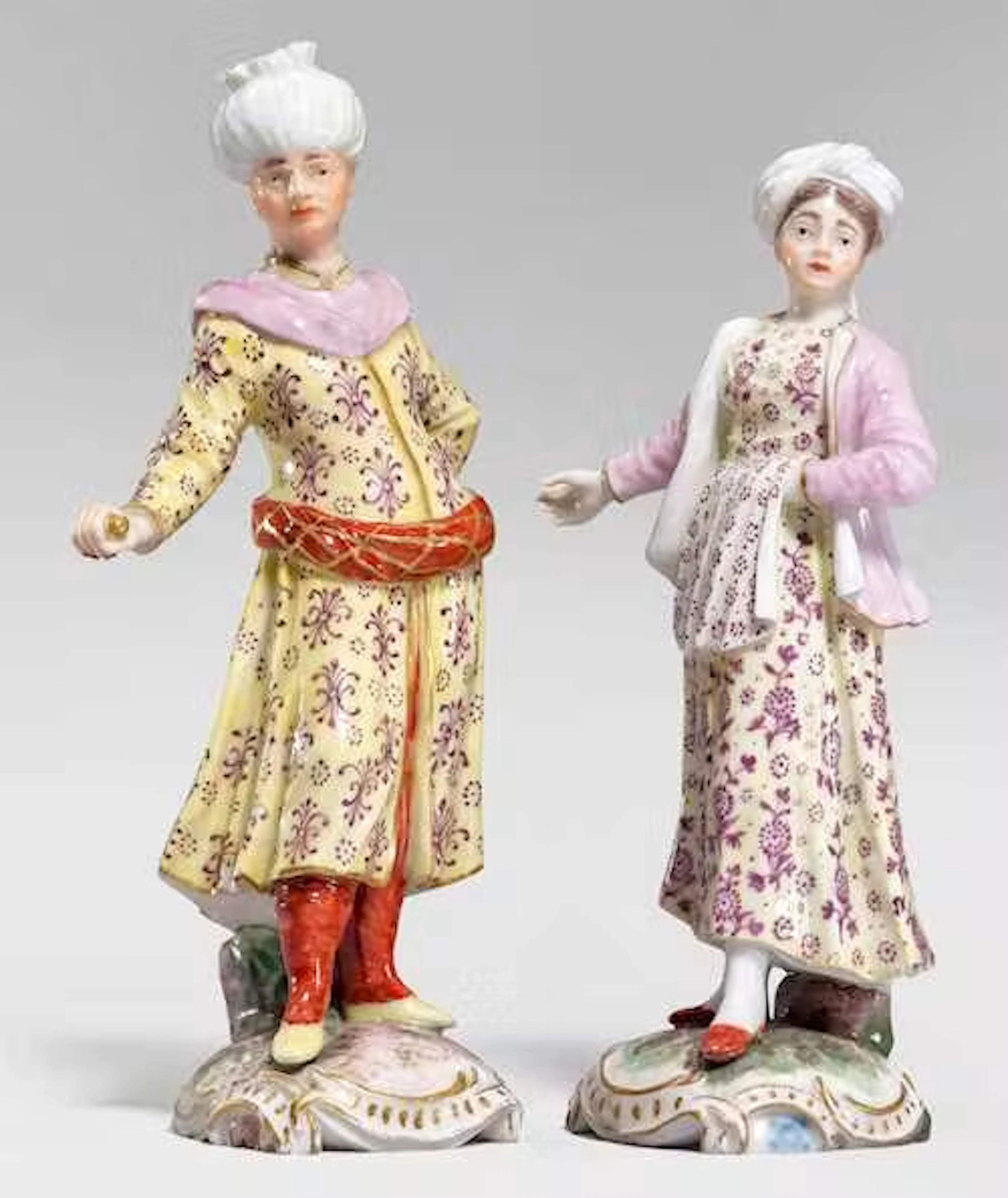 PAIR OF RARE TURKISH FIGURES