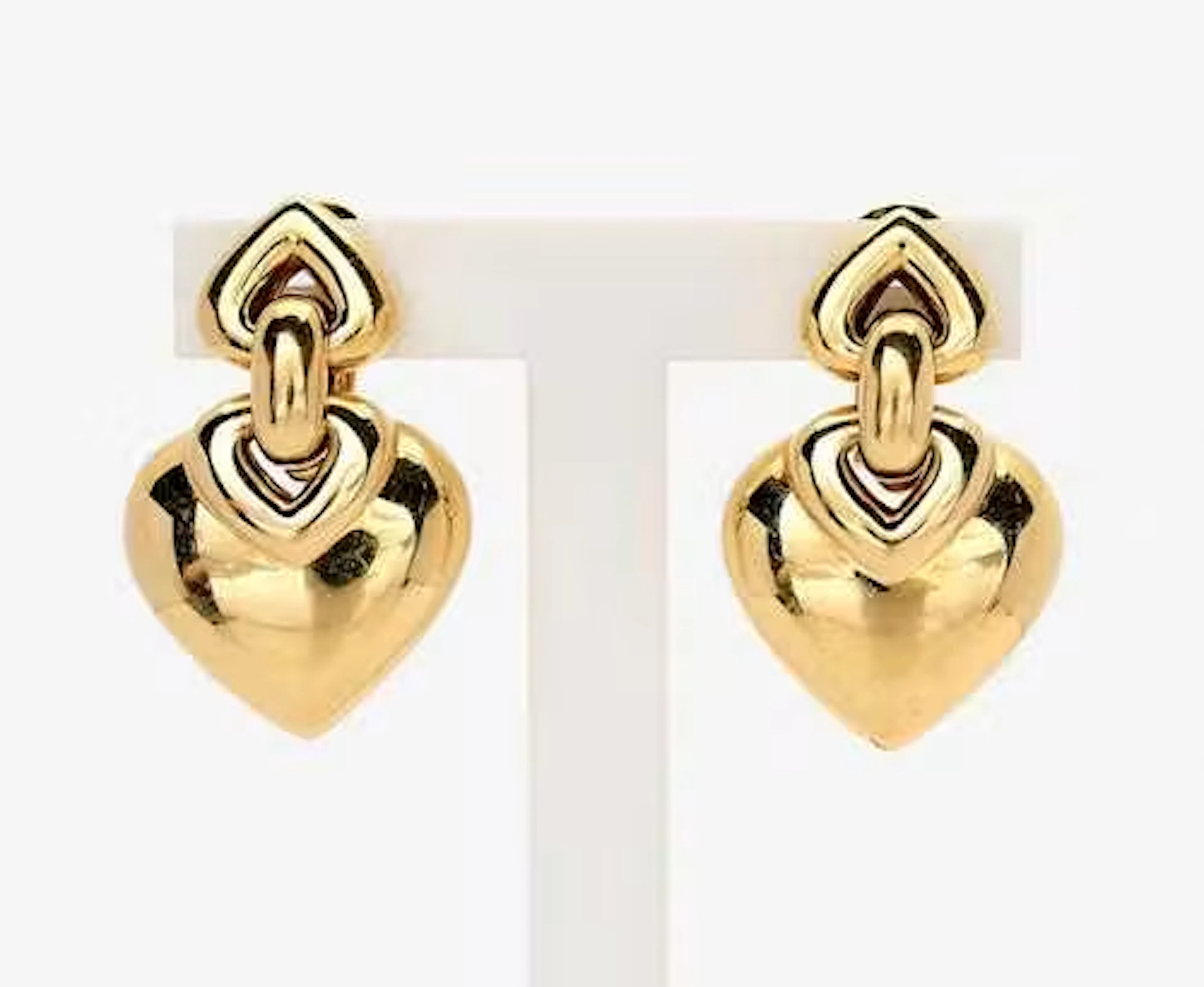 GOLD EARCLIPS, BULGARI