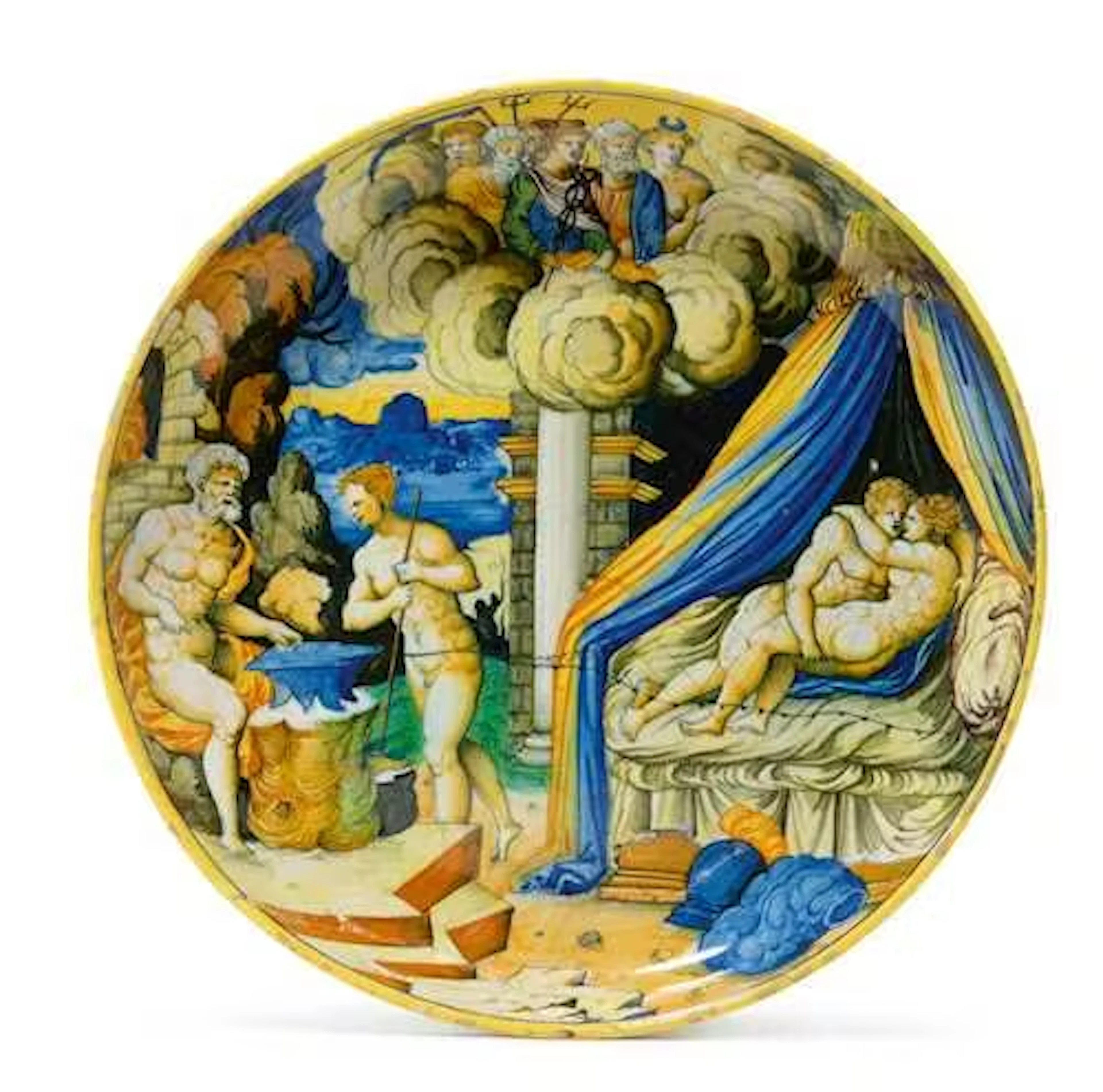 A MAJOLICA ISTORIATO “SCODELLA”