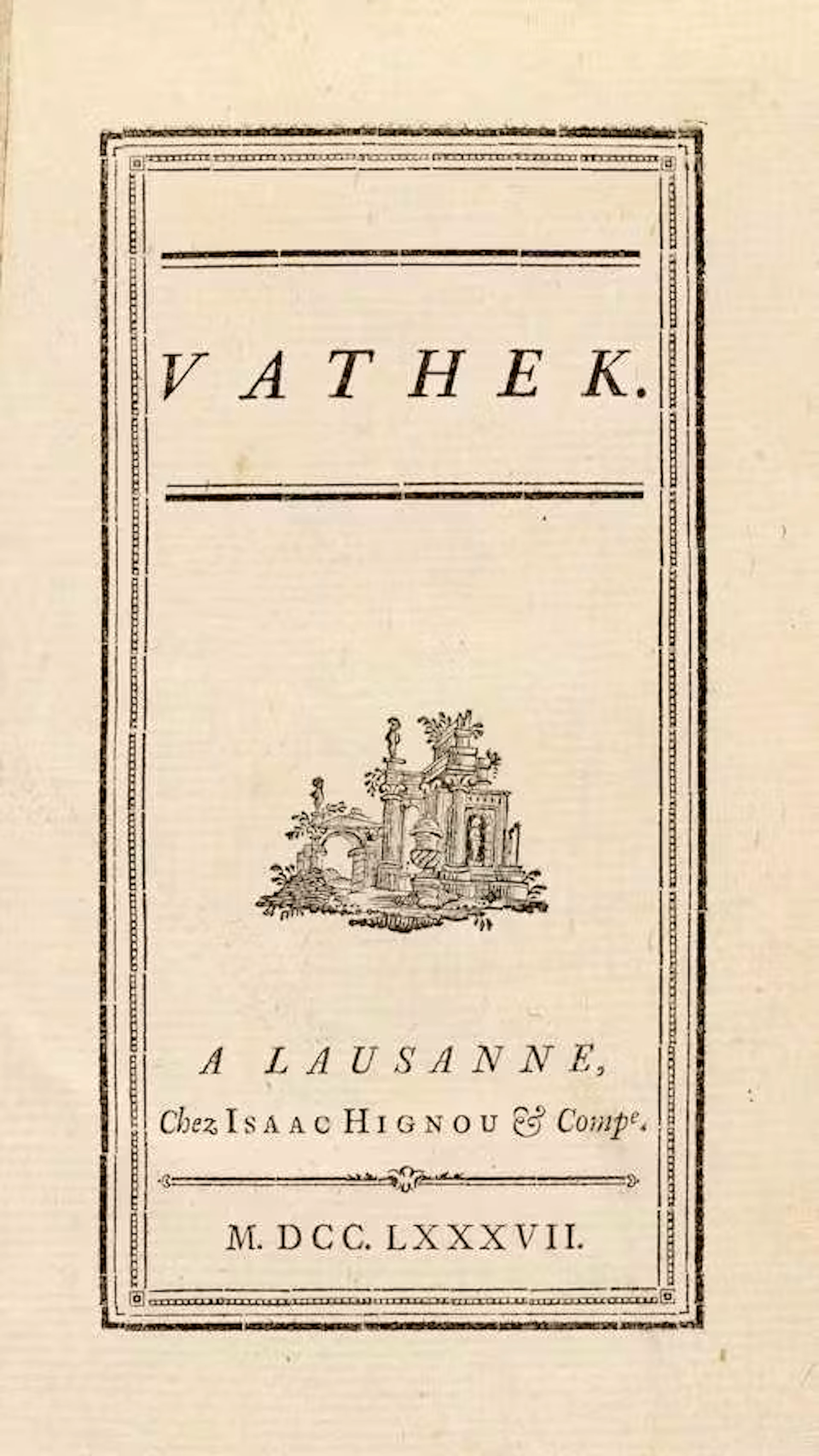 [Beckford, William].
