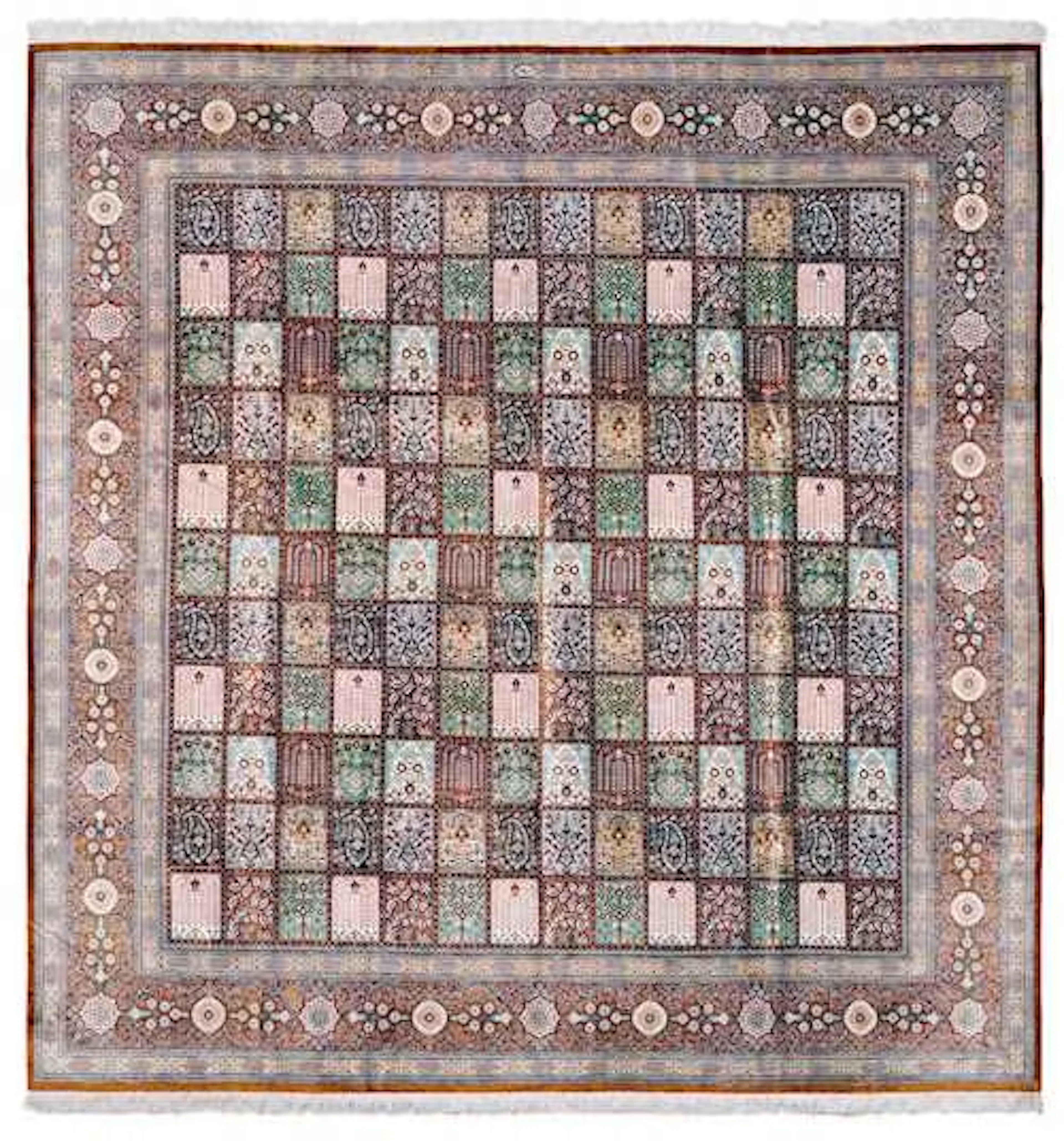 GHOM SILK GARDEN CARPET