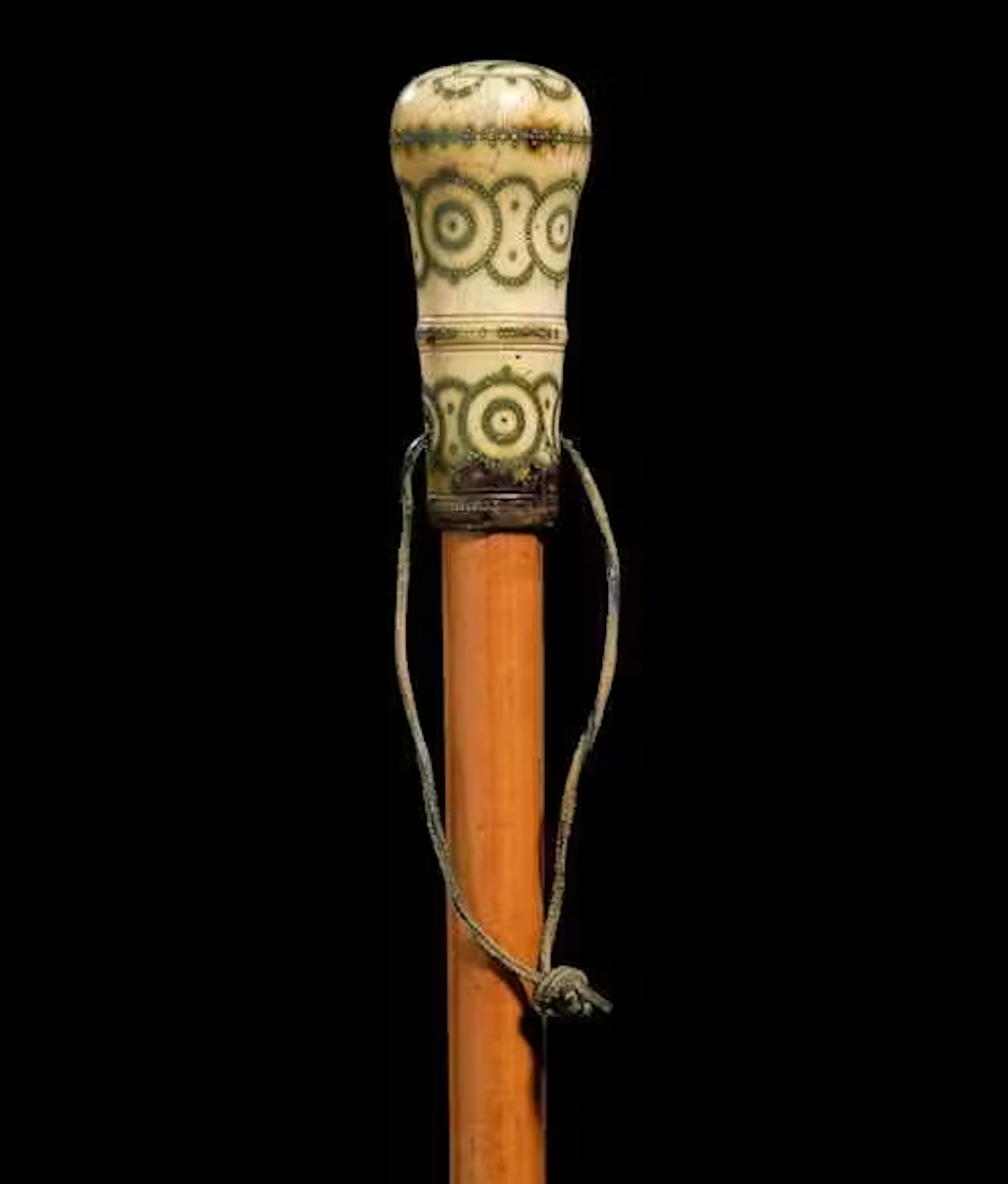 WALKING STICK WITH “PIQUÉ” DECORATION