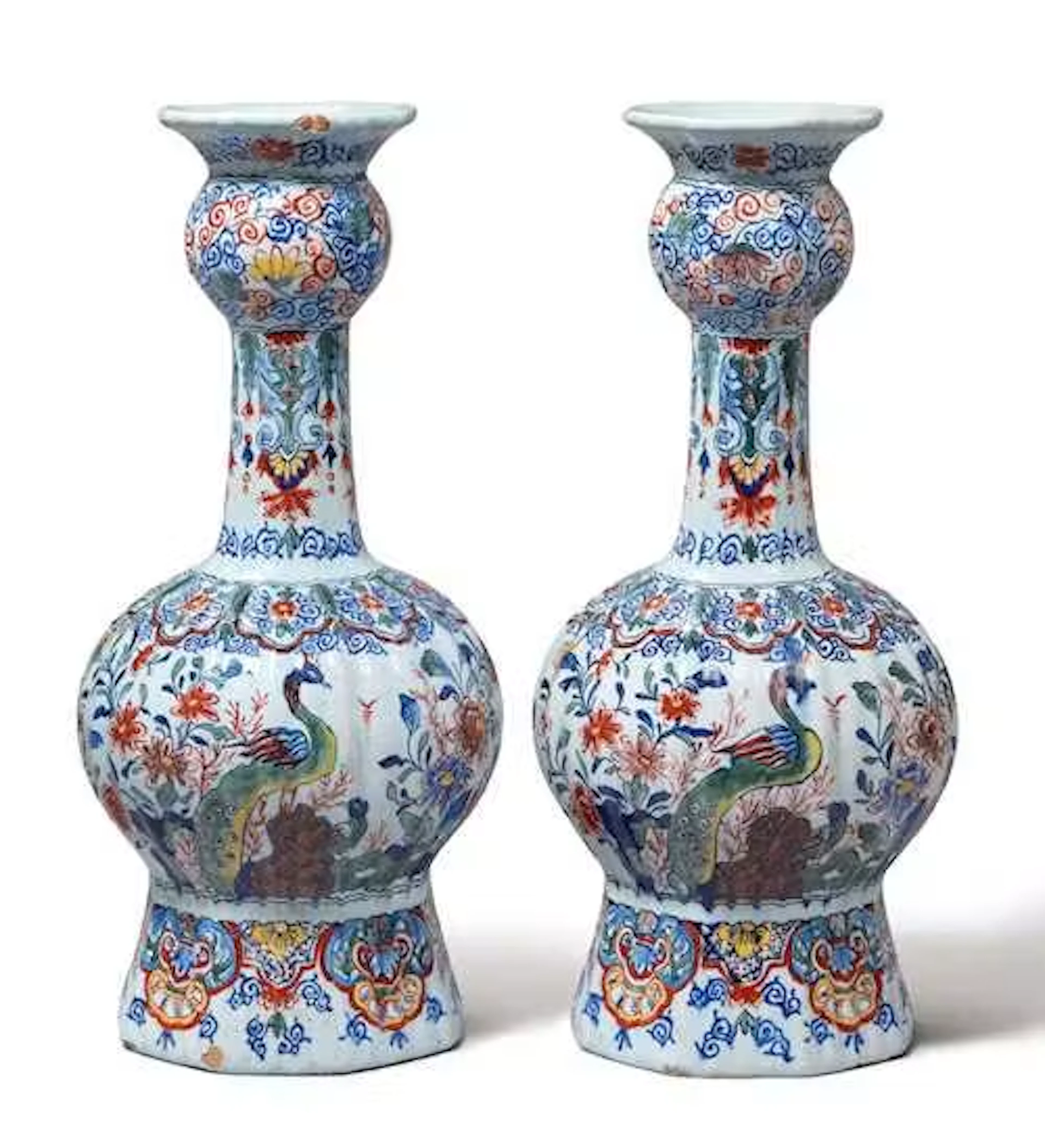 PAIR OF LONG-NECKED VASES