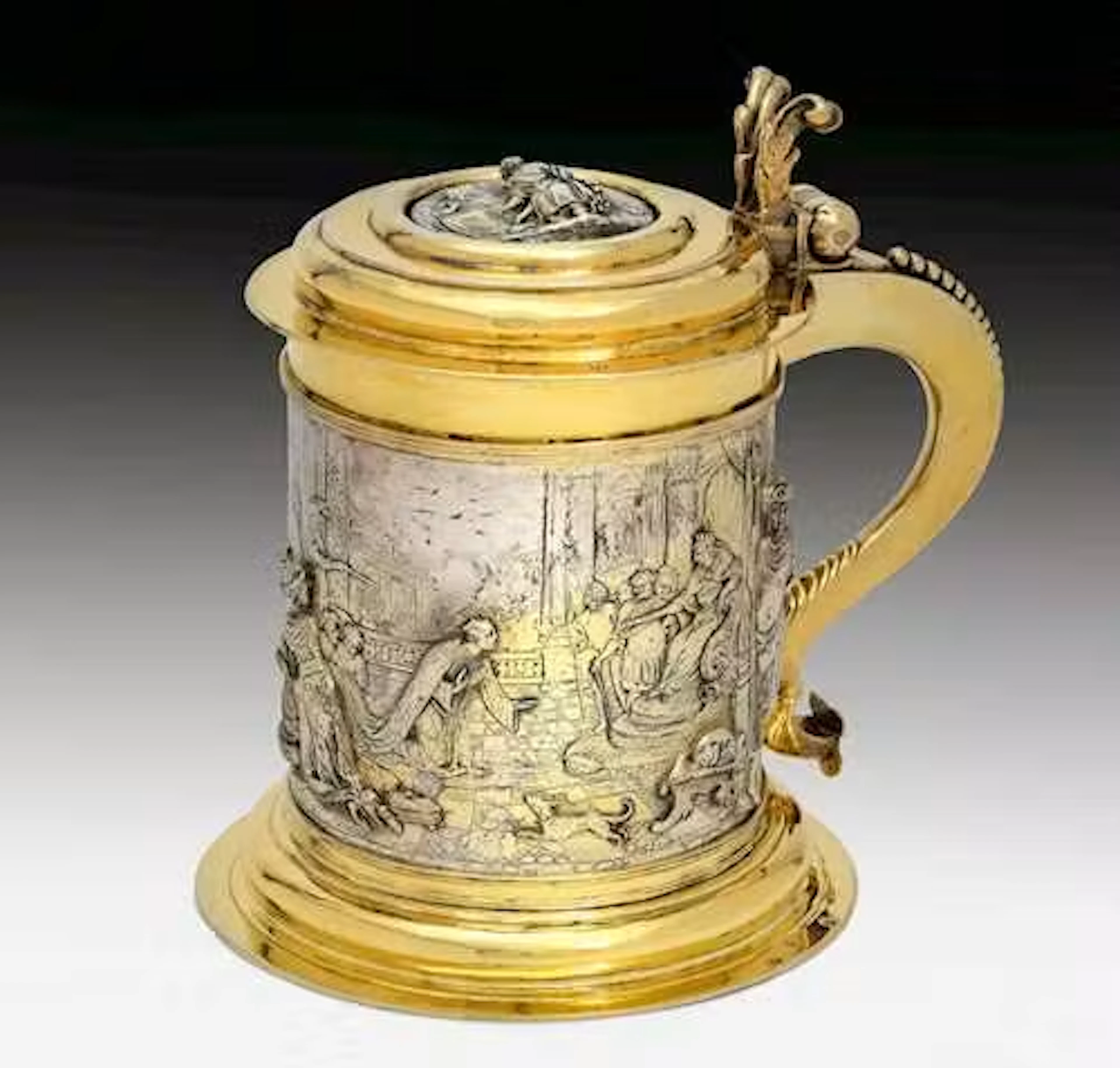 PARCEL-GILT PRESENTATION TANKARD