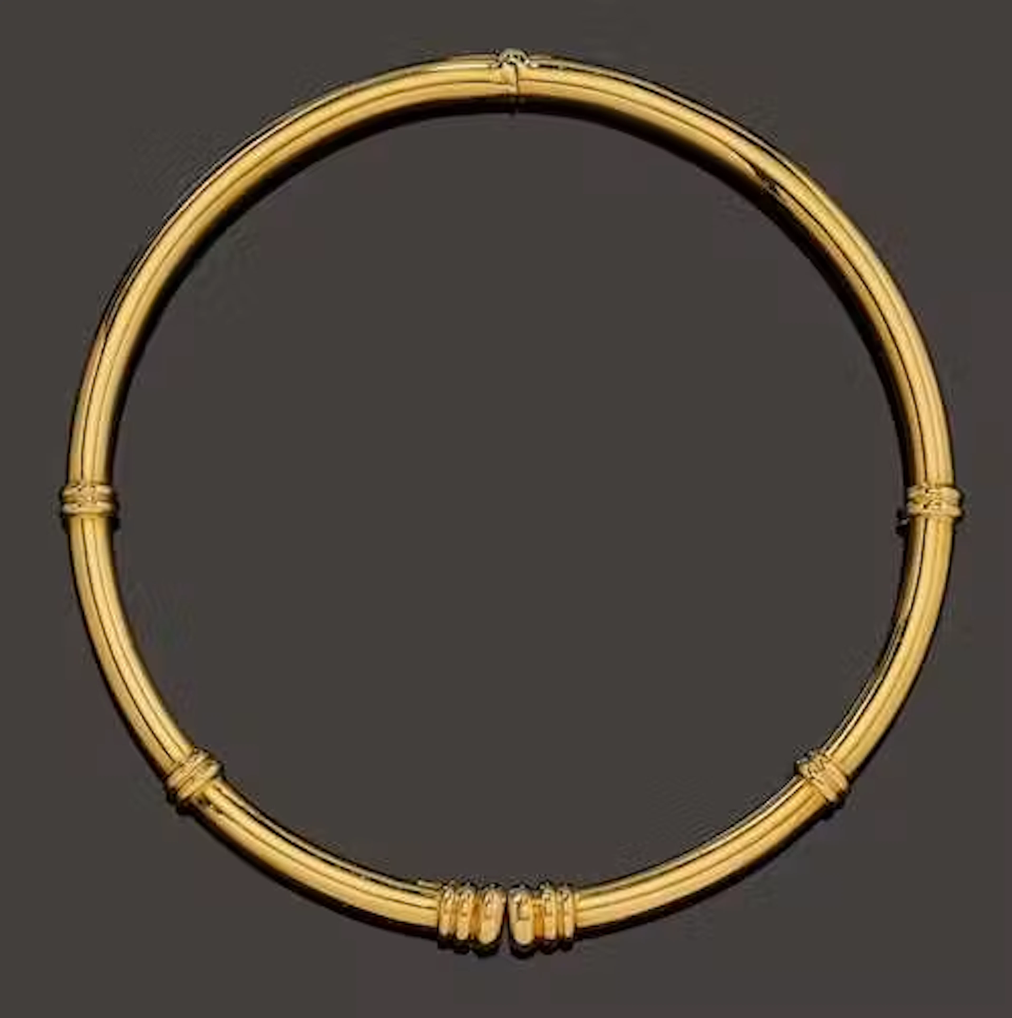 GOLD TORC NECKLACE, LALAOUNIS