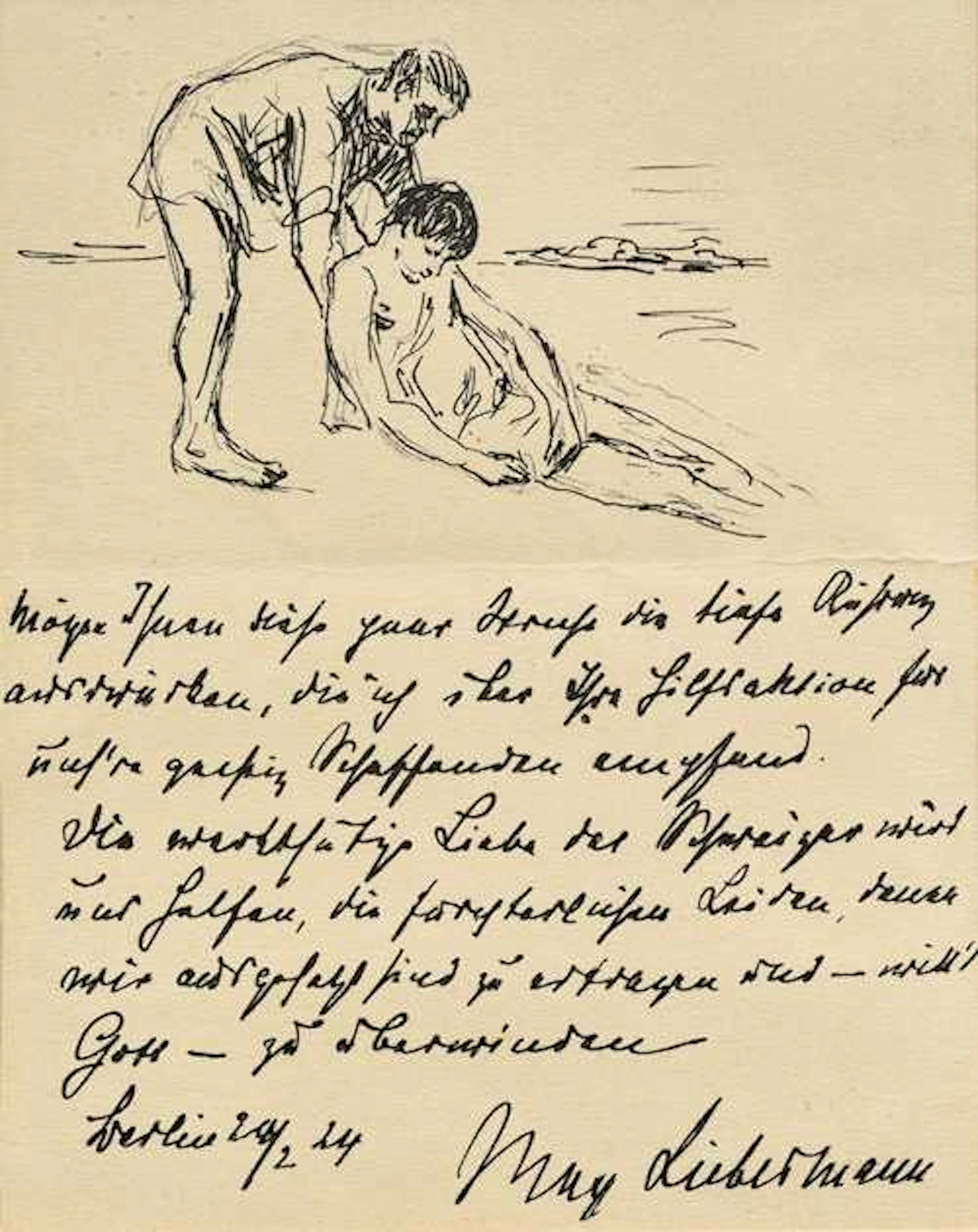 Liebermann, Max, Maler (1847-1935).