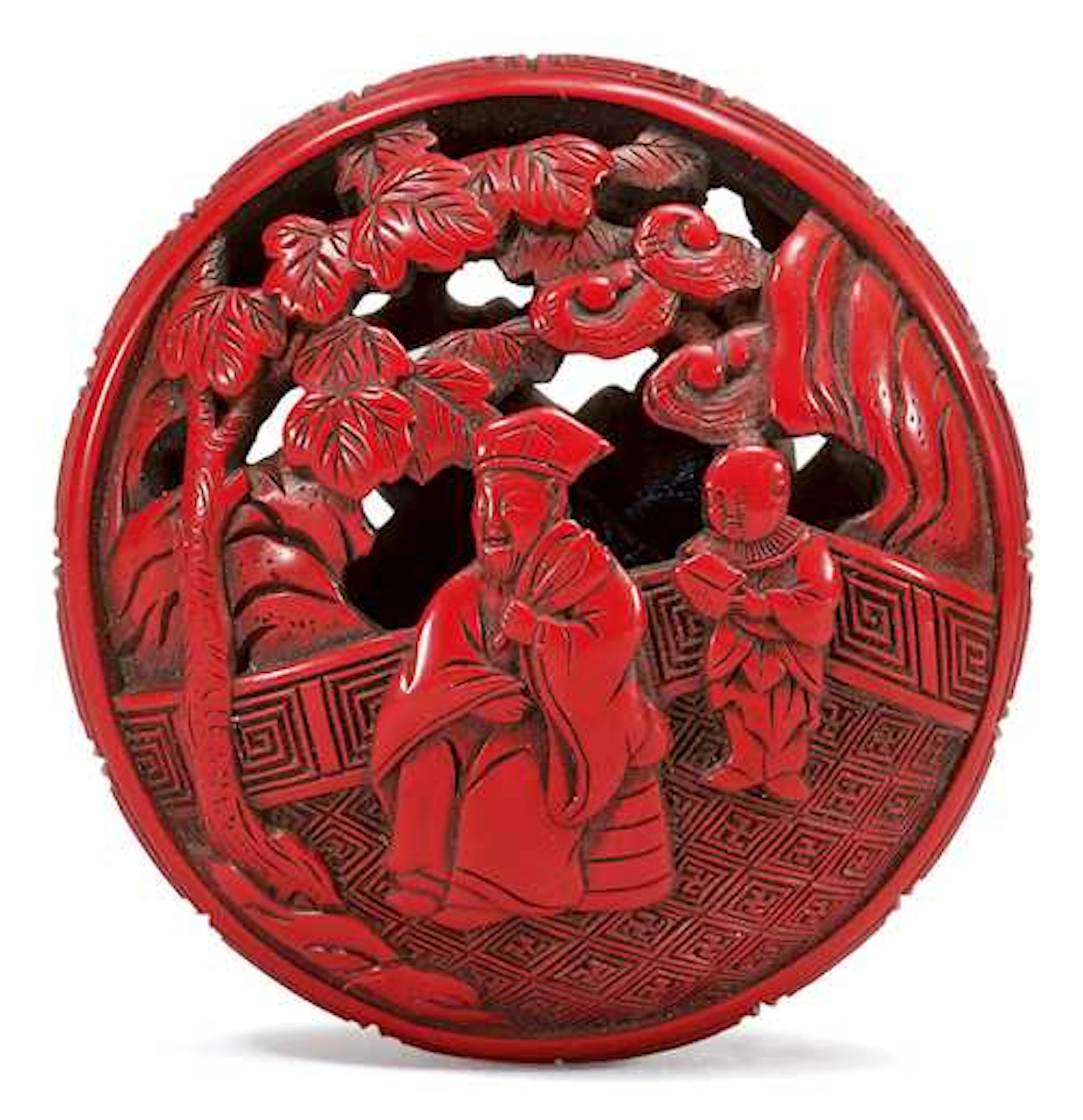 A TSUISHU RYUSA MANJU NETSUKE.