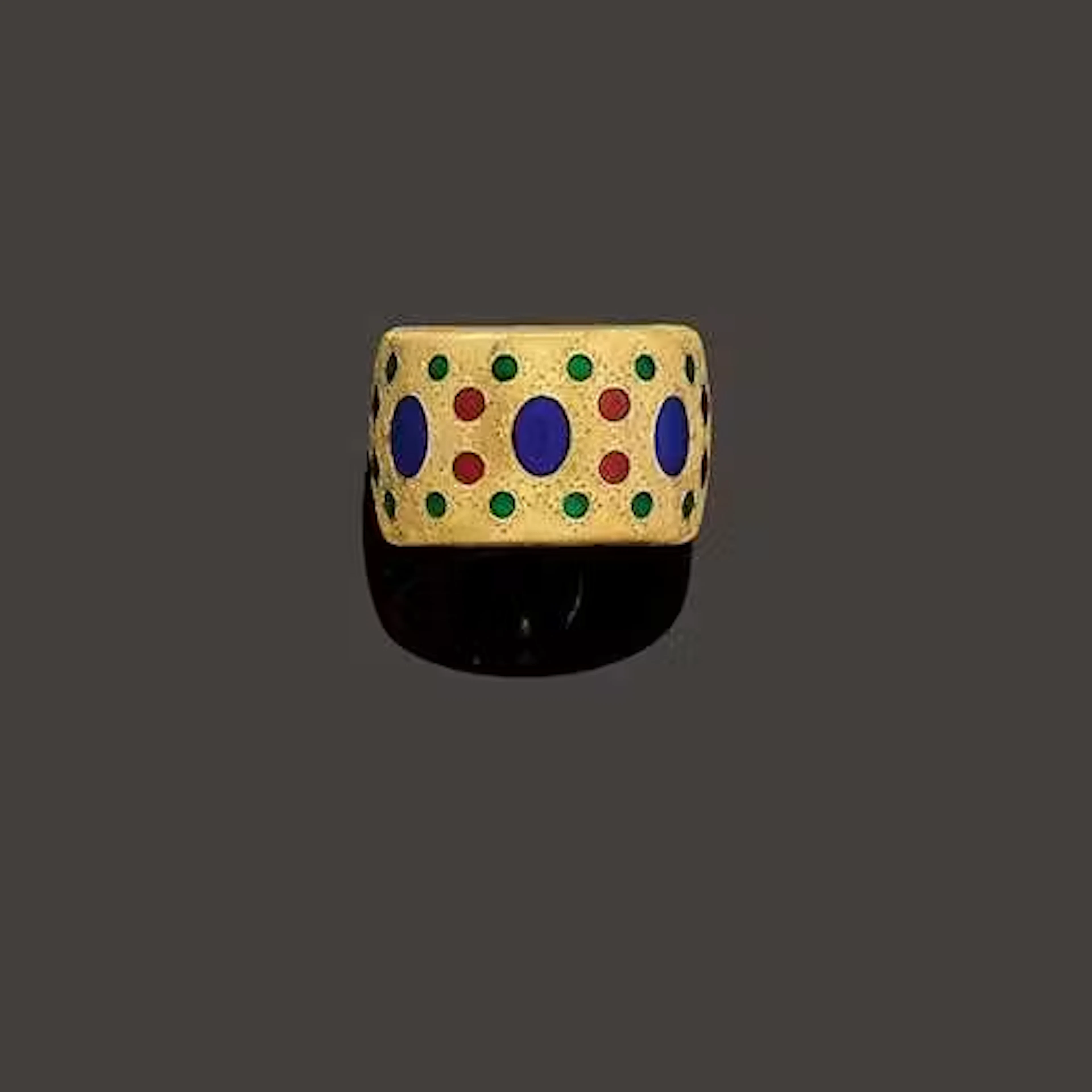 ENAMEL AND GOLD RING, BUCCELLATI