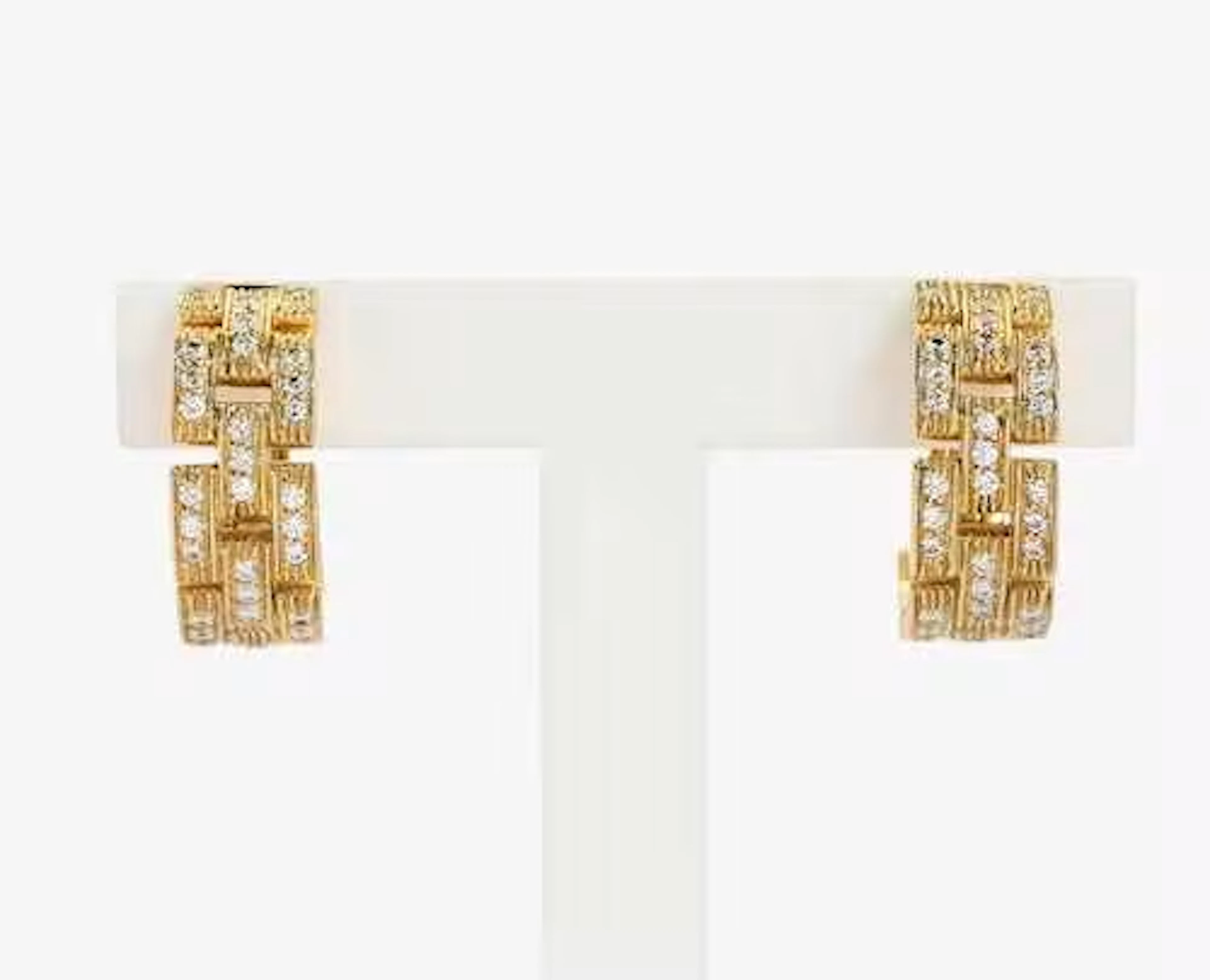 DIAMOND EARCLIPS, CARTIER