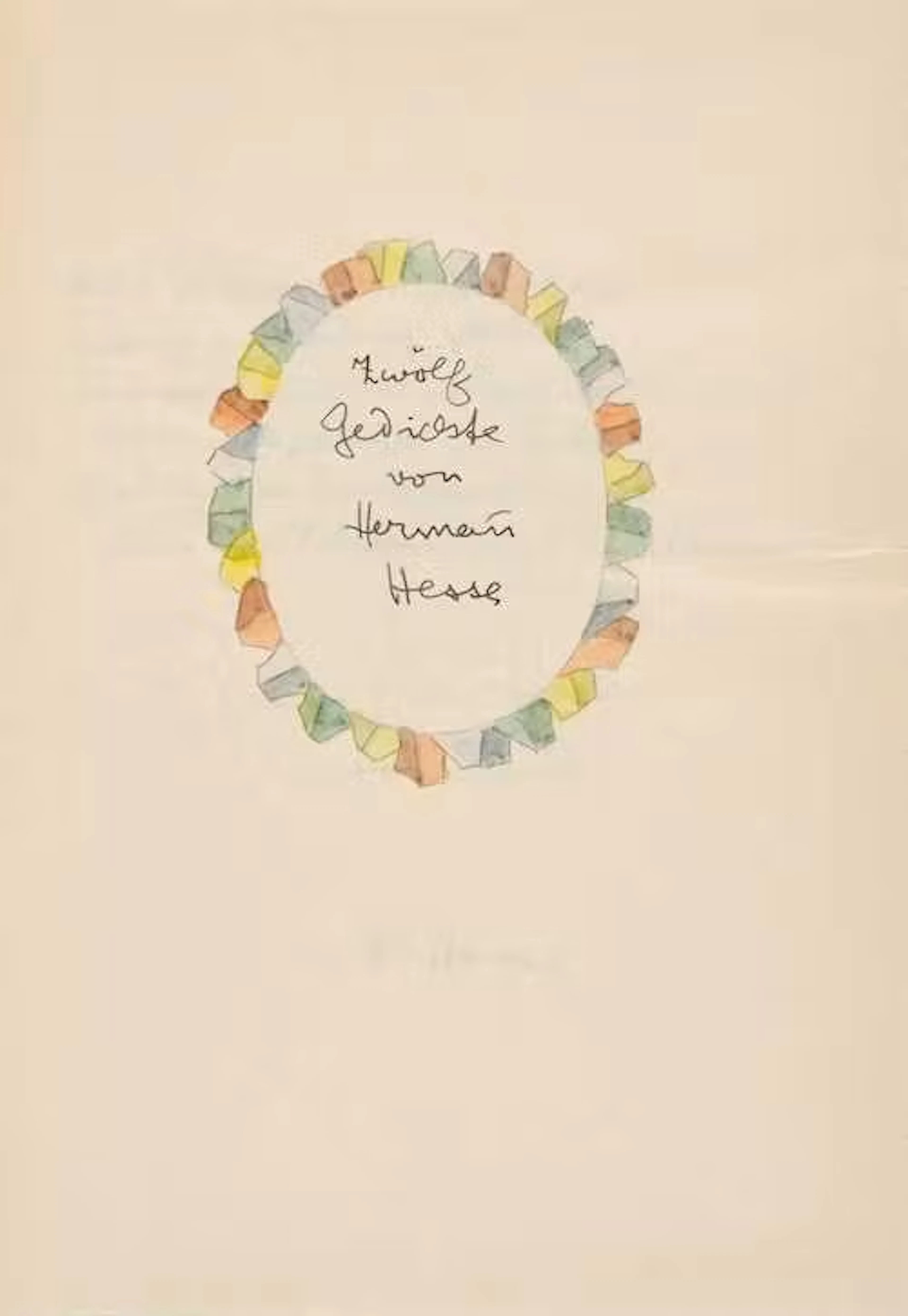 Hesse, Hermann, Schriftsteller (1877-1962).