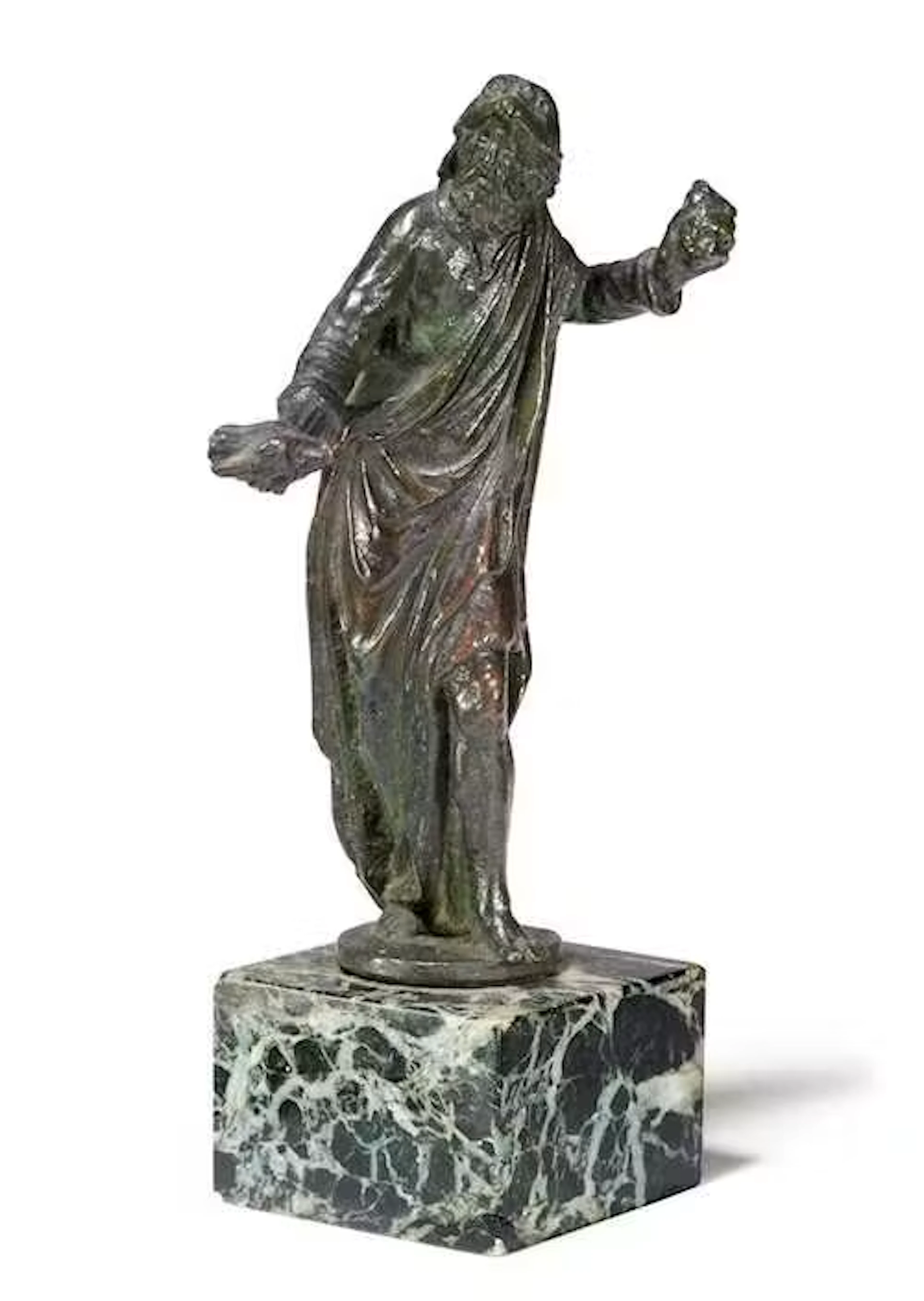BRONZE STATUETTE OF A MALE ALLEGORICAL FIGURE - The Emden Collection