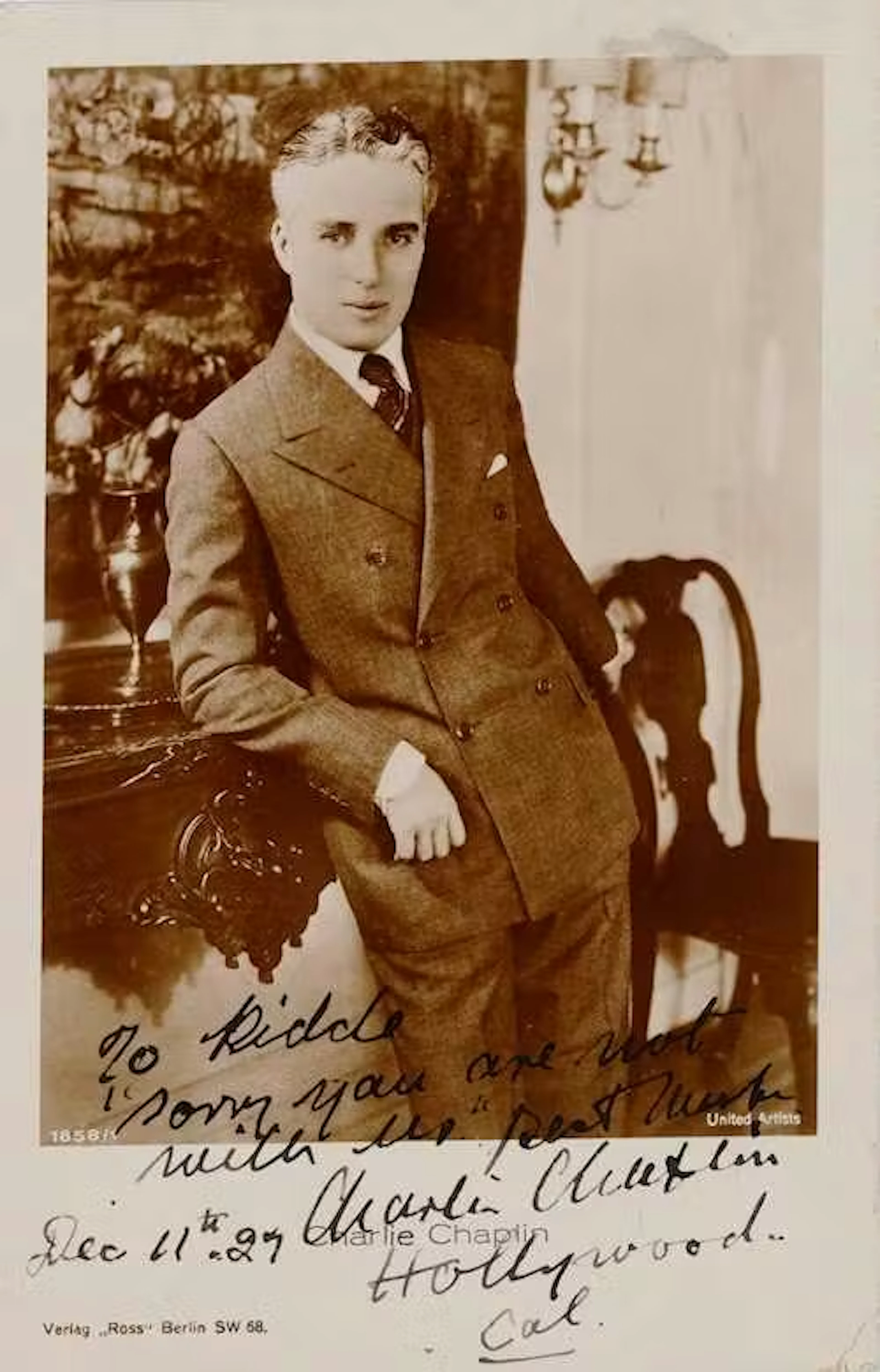 Chaplin, Charles, Filmschauspieler und Regisseur (1889-1977).
