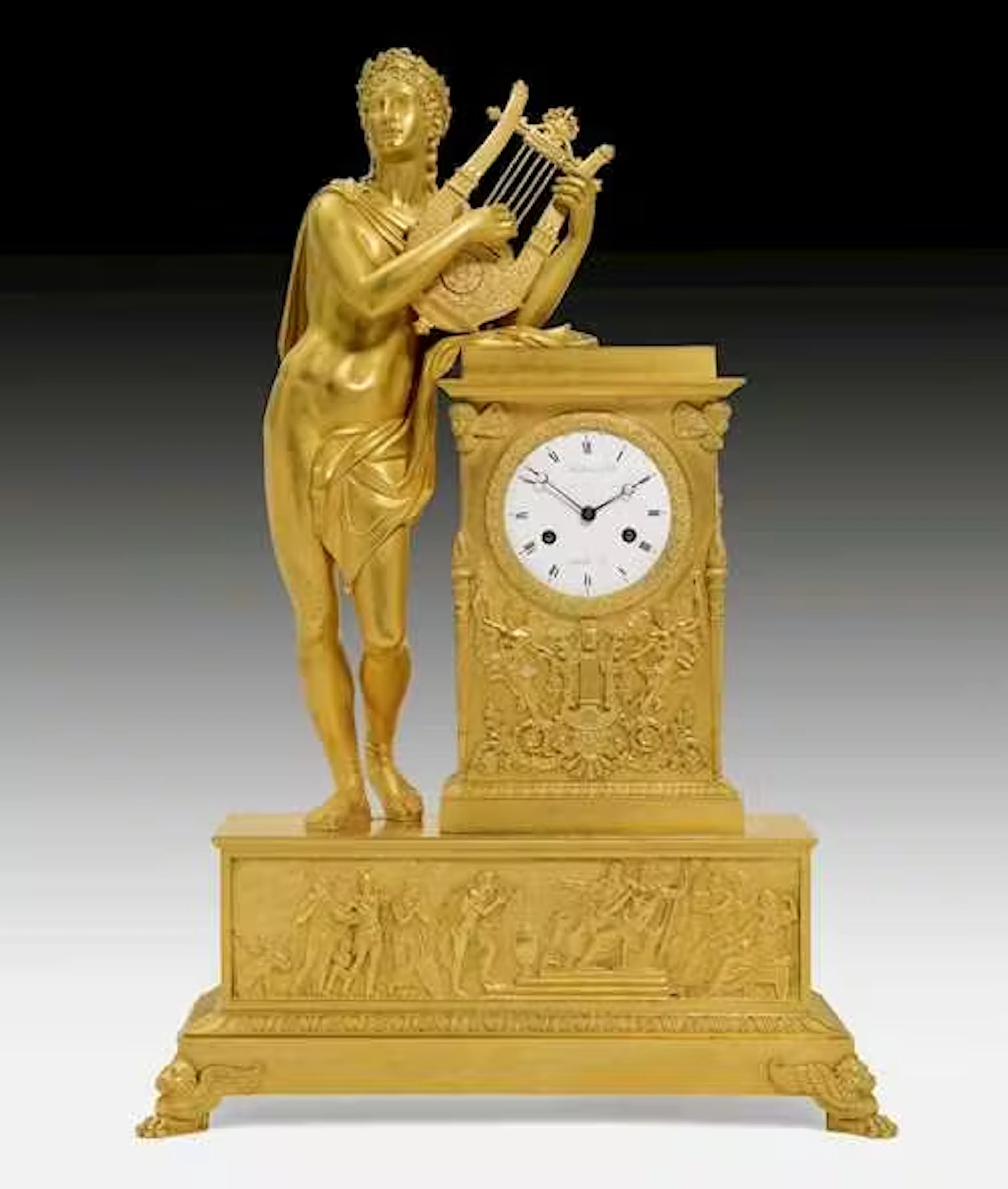 MANTEL CLOCK “APOLLO WITH LYRA”