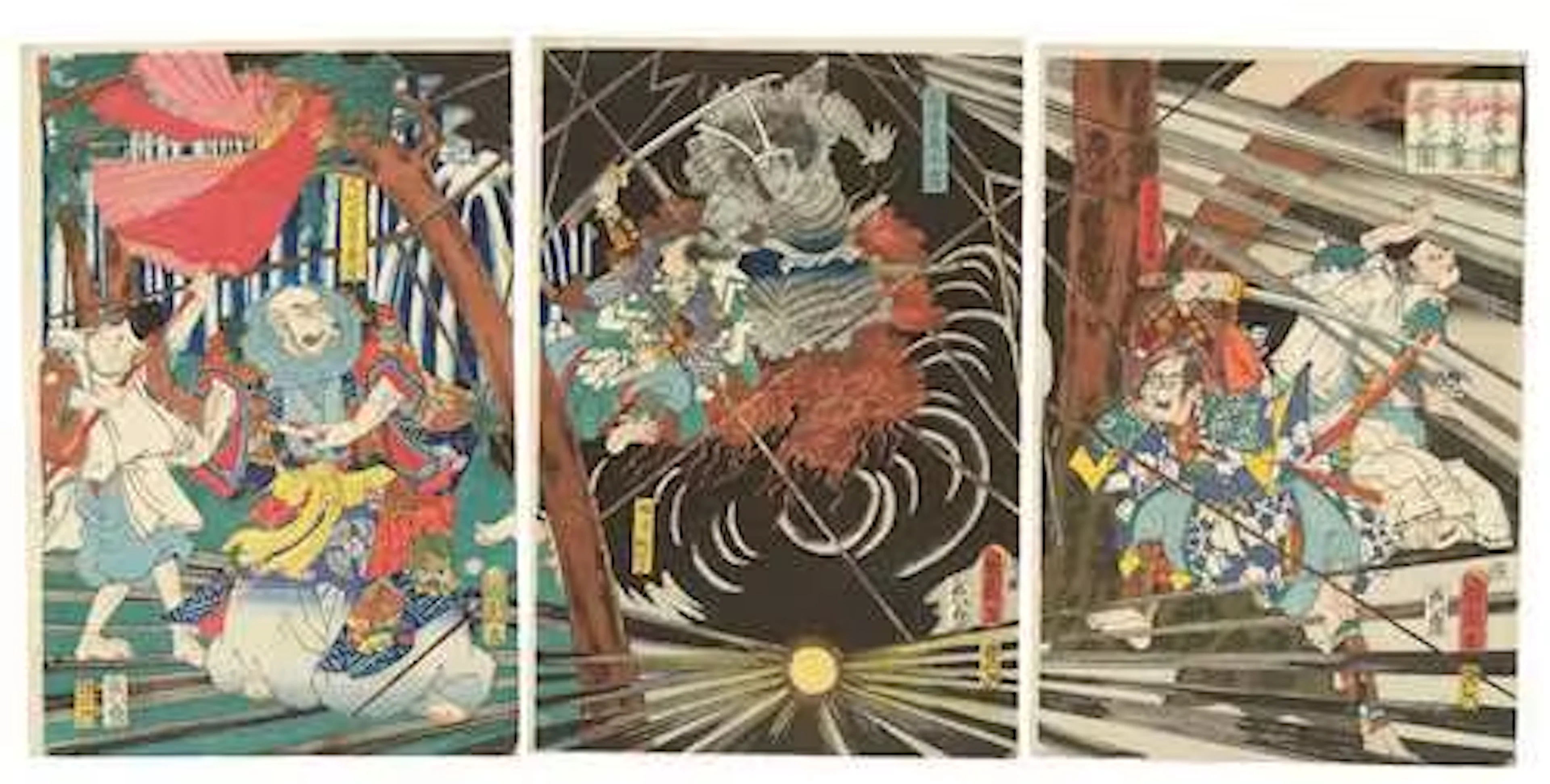 4 TRIPTYCHS AND 2 DIPTYCHS BY VARIOUS ARTISTS