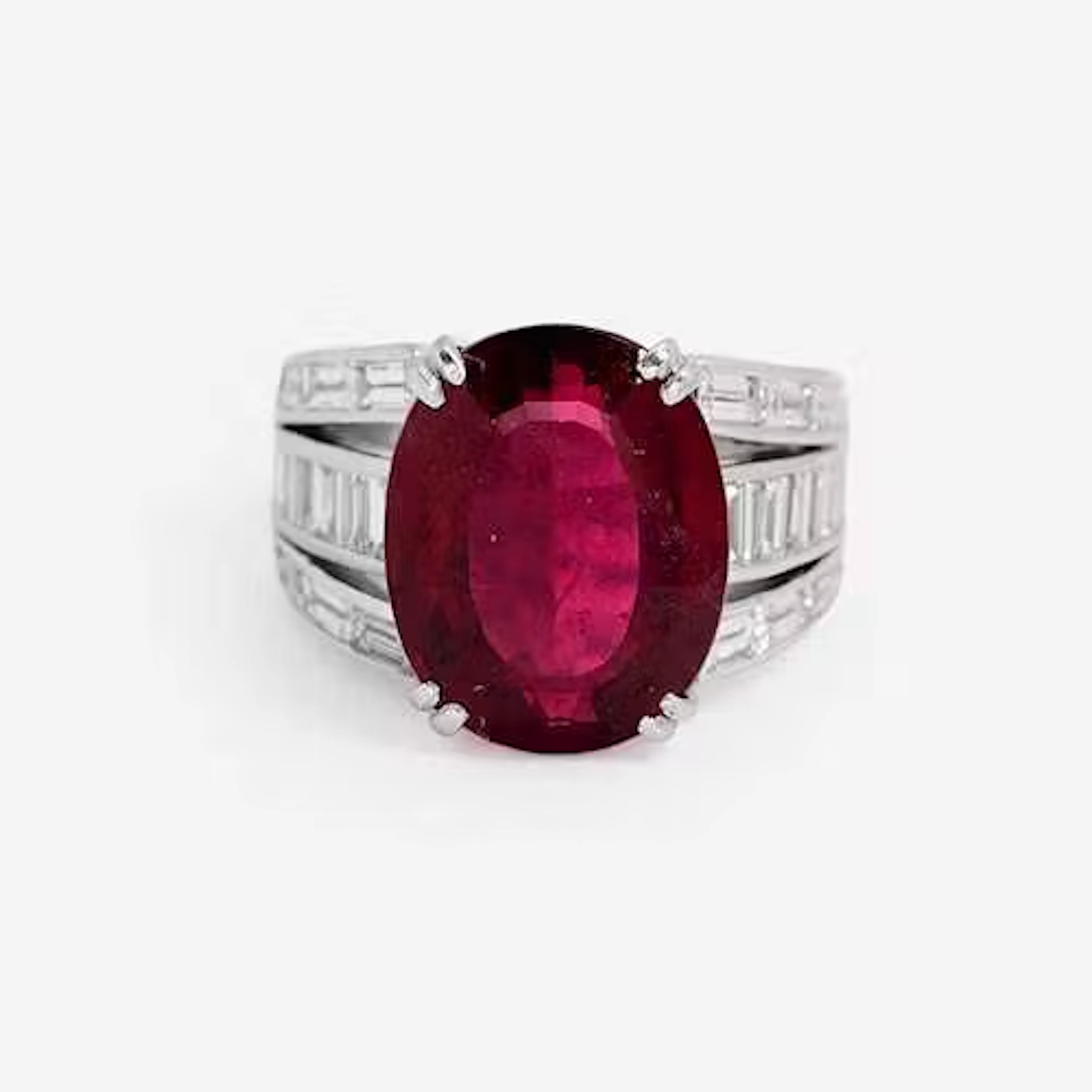 TOURMALINE AND DIAMOND RING