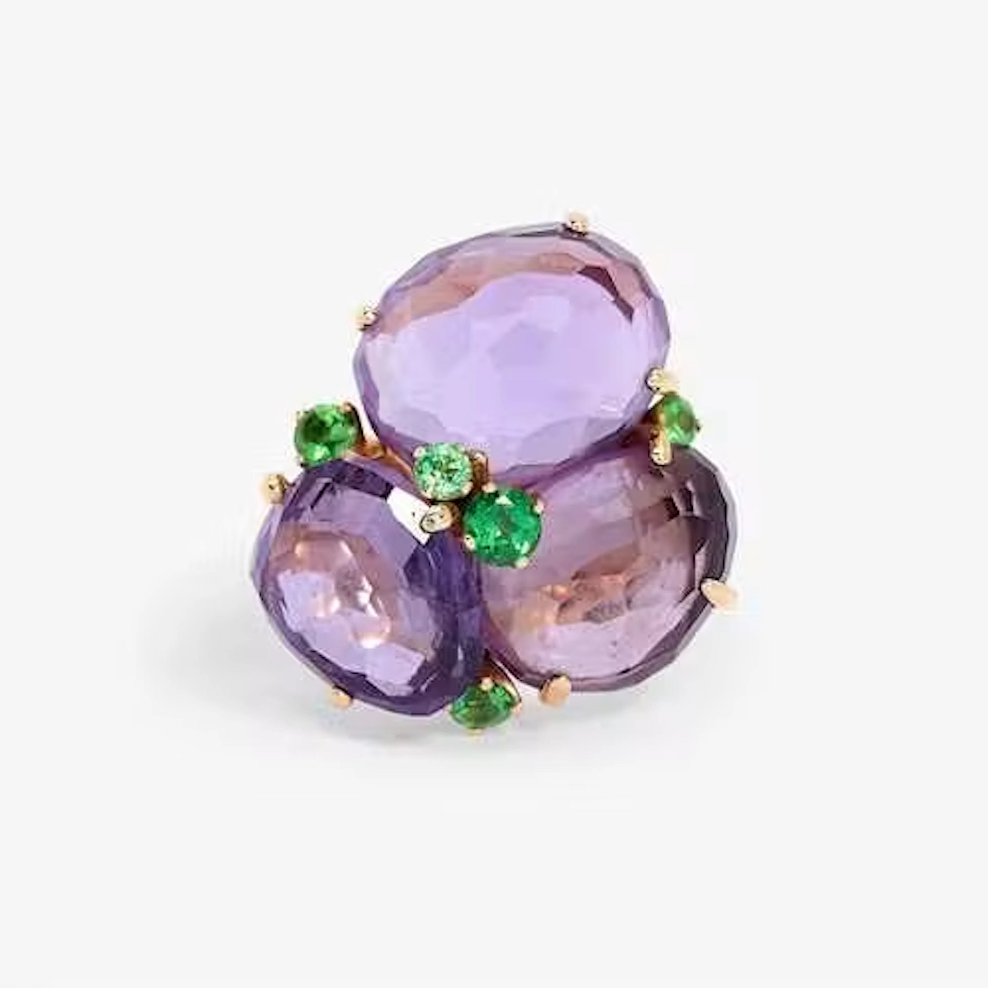 AMETHYST AND TSAVORITE RING, POMELLATO