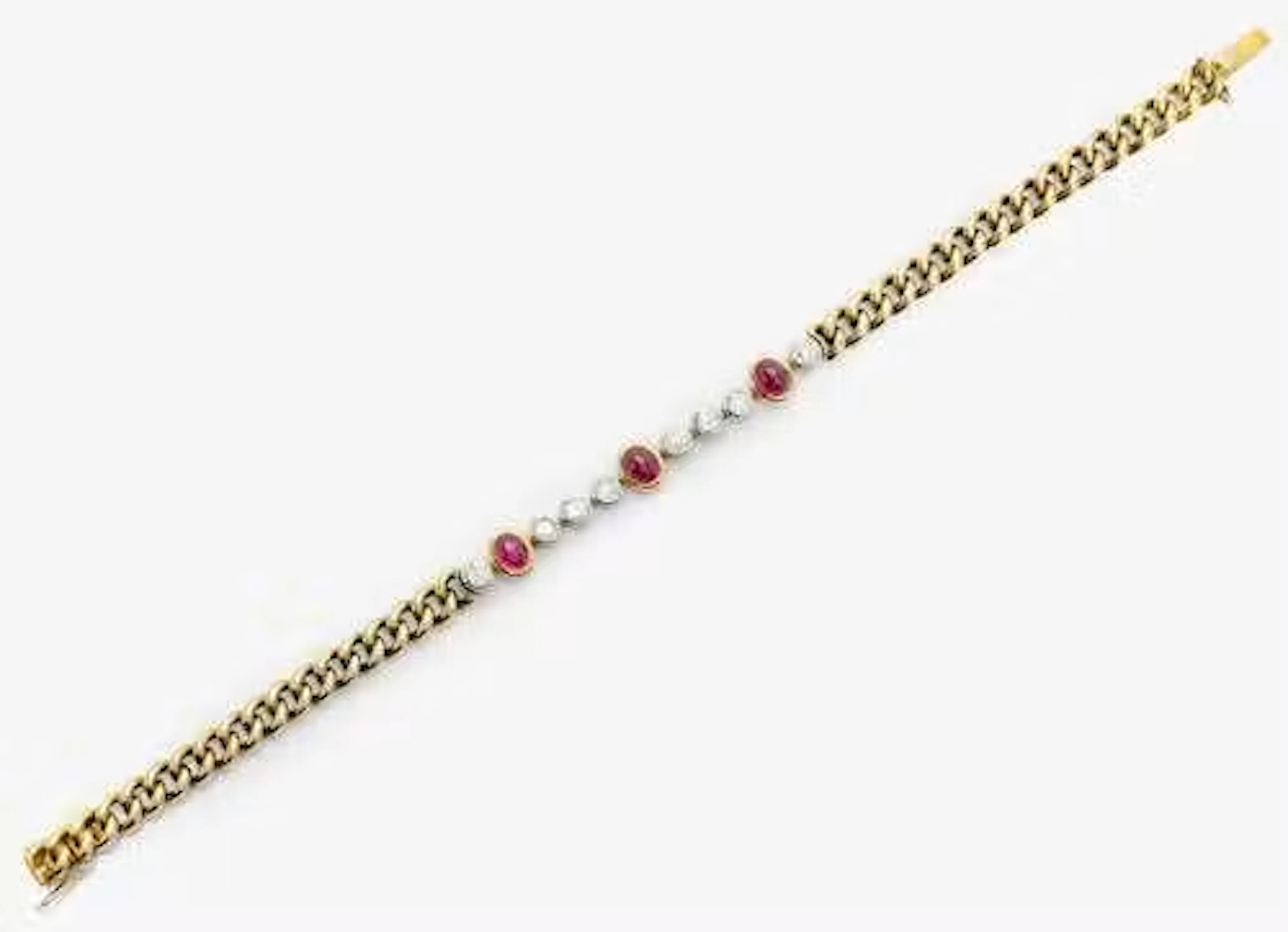 DIAMOND AND RUBY BRACELET
