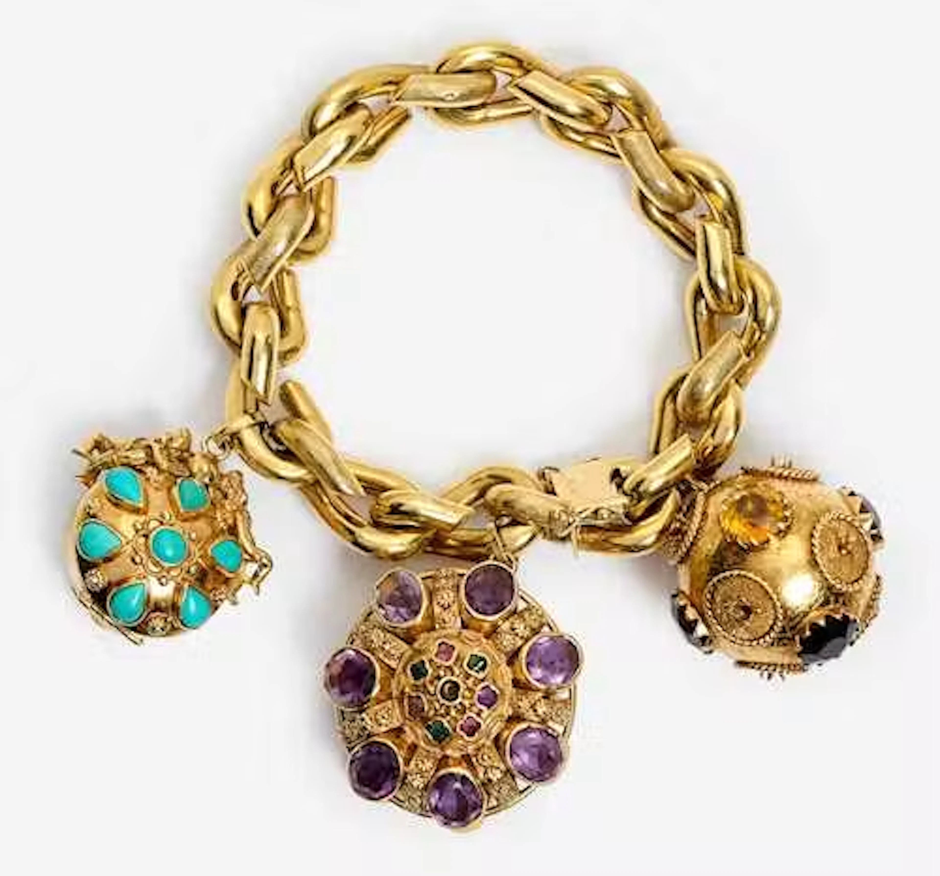 MULTIGEM BRACELET WITH WATCH, BUCHERER