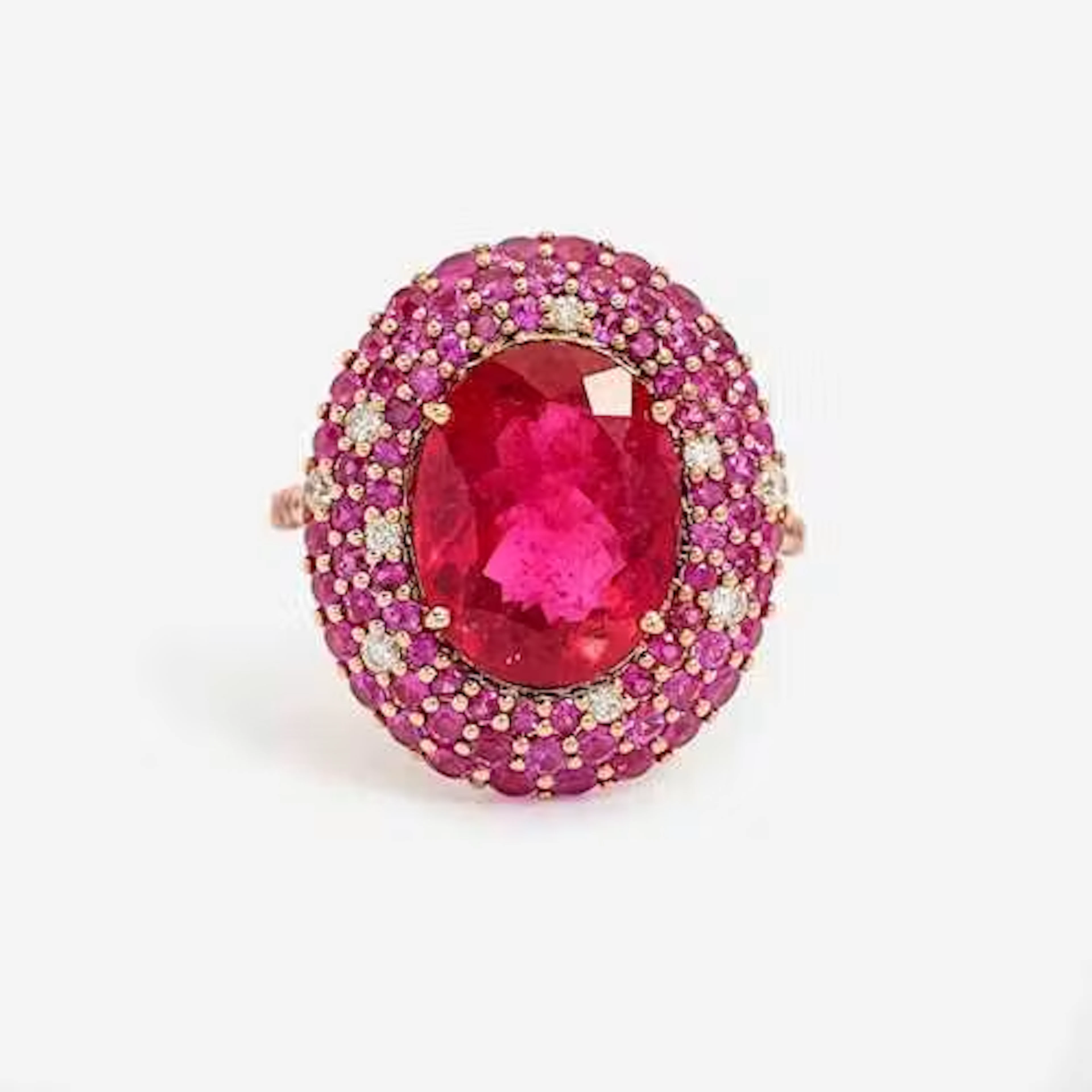 TOURMALINE AND SAPPHIRE RING