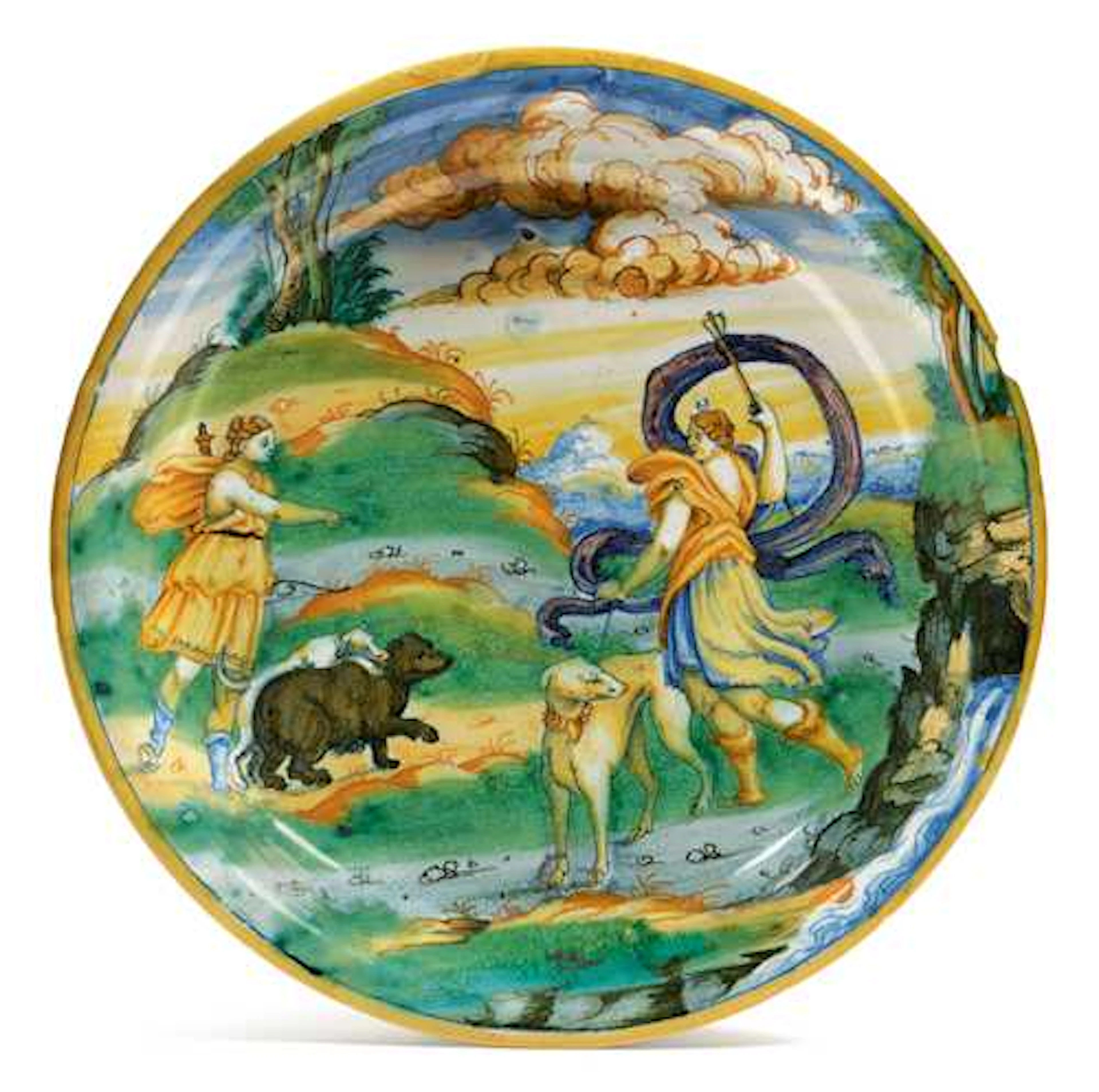 MAIOLICA ISTORIATO "SCODELLA" - The Embden Collection