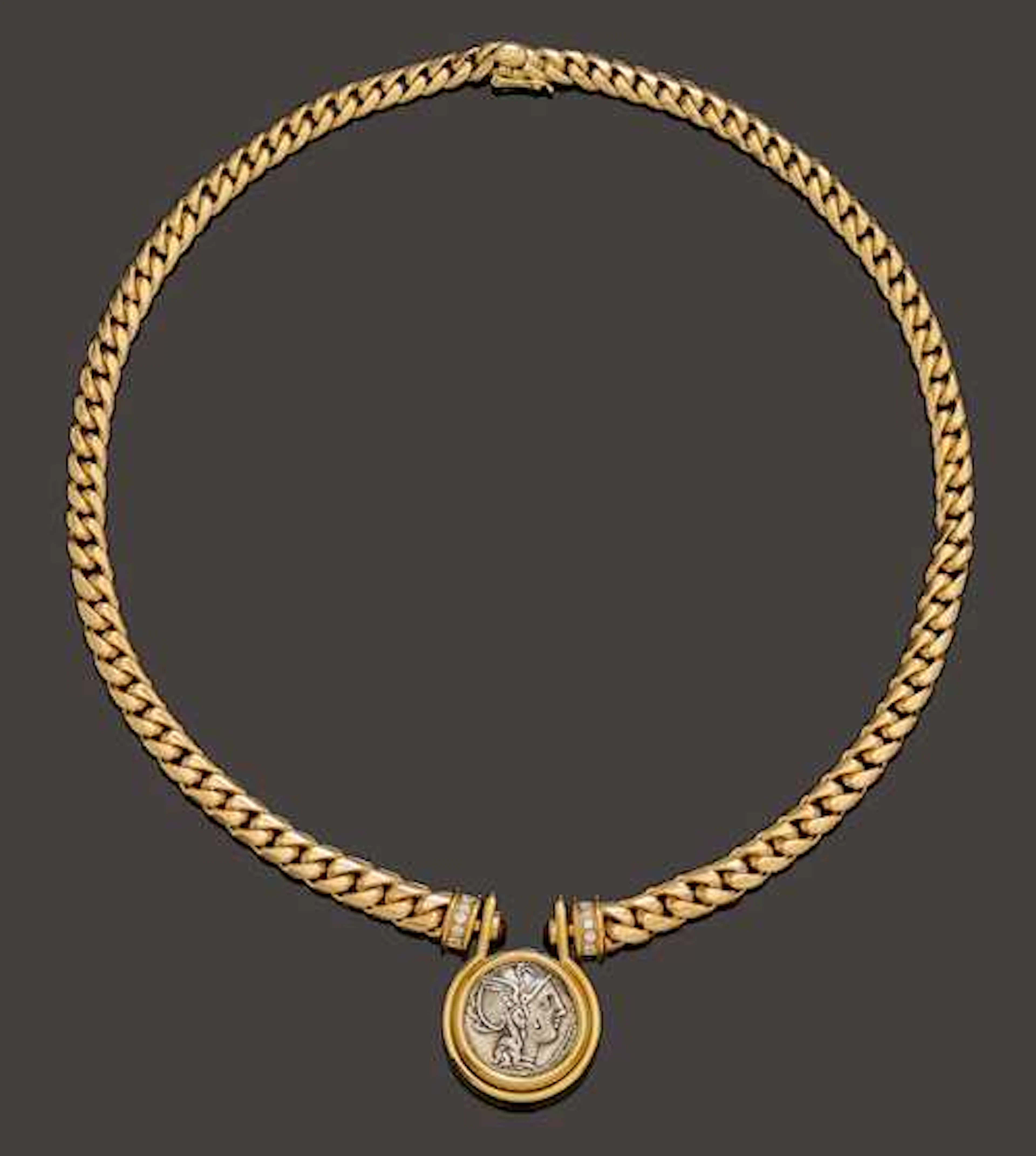 GOLD AND DIAMOND NECKLACE, BULGARI