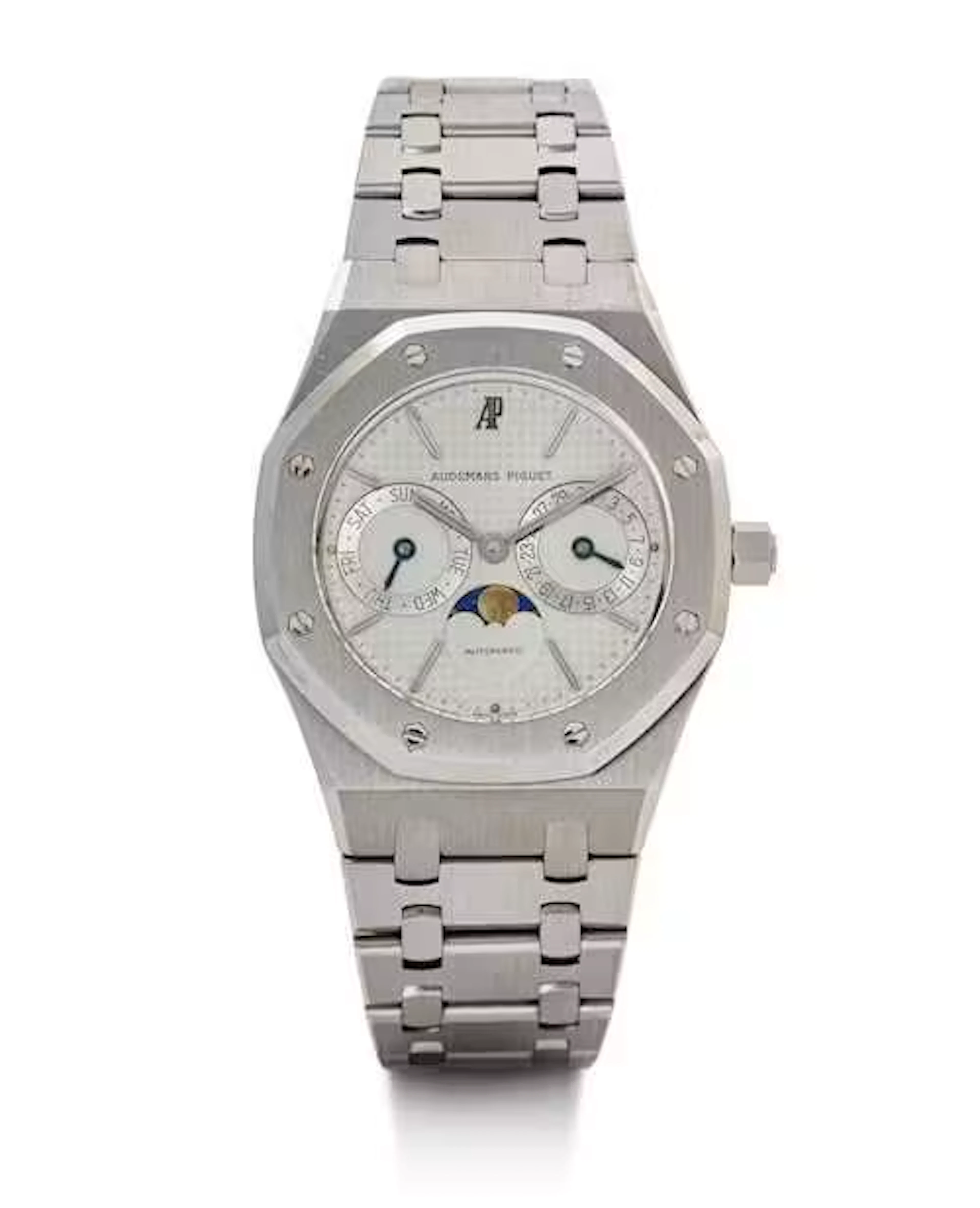 Audemars Piguet, rare and well-preserved Royal Oak Day-Date Moon, 1991.