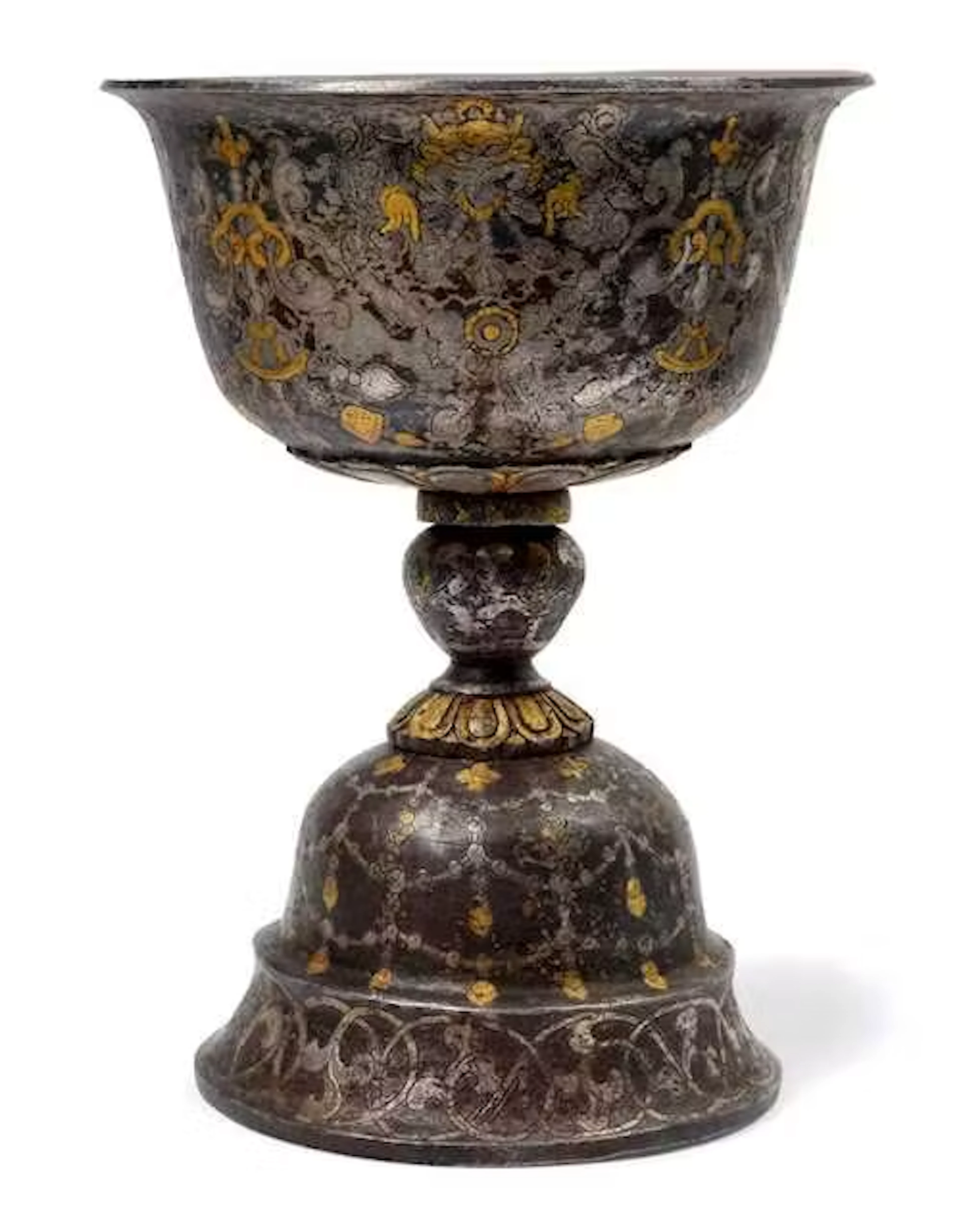 A LARGE BUTTER LAMP